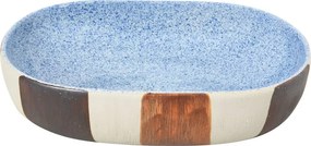 vidaXL Νιπτήρας Οβάλ Πολύχρωμος 59 x 40 x 14 εκ. Κεραμικός