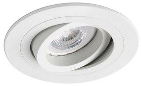 Σποτ Χωνευτό Radon 43398 Adjustable GU10 9,2cm White Faro Barcelona Round