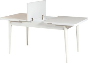 Extendable Dining Table &amp; Chairs Set (5 Pieces) Vina 1048 - 4 - White, Dark Blue White
Dark Blue