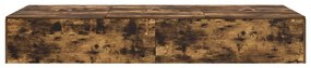 vidaXL Σκελετός Κρεβατιού Καπνιστή δρυς 80 x 200 cm Επεξεργασμένο ξύλο