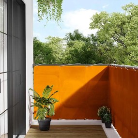 vidaXL Σήτα Μπαλκονιού Πορτοκαλί 120x700 εκ. 100% Πολυεστέρας Oxford