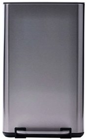Κάδος Απορριμμάτων Cubic Soft Close 01-21948 36,2x33,5x62,1cm 30lt Inox Estia Stainless Steel