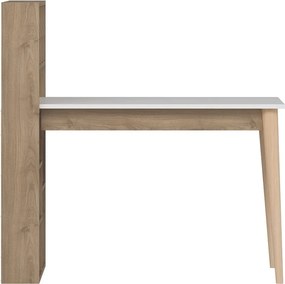 Γραφείο Λευκό / Καρυδί CLOAS 120x60x119