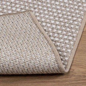 vidaXL Χαλί εσωτερικού χώρου LUGO Κρέμα και Ταπεί 80 x 200 cm