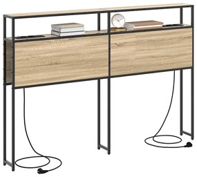 vidaXL Κεφαλάρι Αποθήκης Sonoma Δρυς 140 cm Επεξεργασμένο ξύλο
