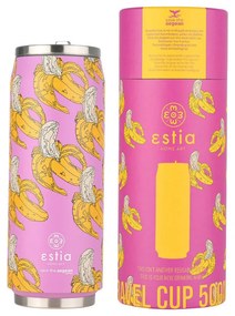 ΘΕΡΜΟΣ TRAVEL CUP SAVE THE AEGEAN 500ml BANANA SWIRL ESTIA 01-22815