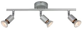 Σποτ Τρίφωτο Aca Trinity MC634SL3 Silver