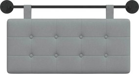 vidaXL Κρεμαστό Κεφαλάρι Ανοιχτό γκρι ύφασμα