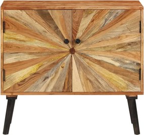 vidaXL Ντουλάπι 85 x 30 x 75 εκ. από Μασίφ Ξύλο Μάνγκο
