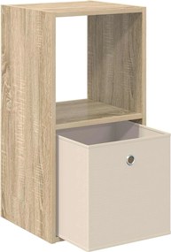 vidaXL Κομοδίνο Δρύς Sonoma 35 x 32 x 68,5 εκ Επεξεργασμένο Ξύλο