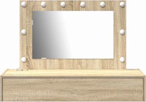 vidaXL Τραπέζι περιποίησης Καφέ 100 x 40 x 70 εκ. Επεξεργασμένο Ξύλο