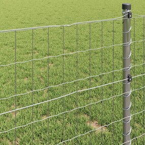 vidaXL Φράχτης Εuro 0,4 x 50 μ. Σίδηρος με επικάλυψη PVC