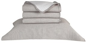 Κουβερλί Brio 26 Διπλής Όψης Grey Kentia Μονό 160x240cm Βαμβάκι-Πολυέστερ