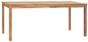 vidaXL Τραπεζαρία Κήπου 180 x 90 x 77 εκ. από Μασίφ Ξύλο Teak