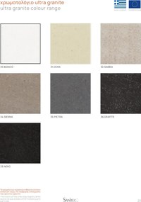 Sanitec Ultra Granite 807 (79x50) - Γρανιτένιος νεροχύτης - Sienna