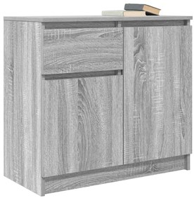vidaXL Συρταριέρα με Συρτάρια Γκρι Sonoma 71x35x65 εκ. από Επεξ. Ξύλο