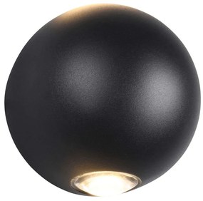 Φωτιστικό Τοίχου - Απλίκα Avisio 246760232 Φ10cm 2xLed 250lm 2W Black Trio Lighting