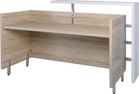 Reception PROJECT Απόχρωση Sonoma - Άσπρο   1τμχ