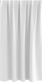 vidaXL Κουρτίνες Μαύρης Ύφανσης με Δαχτυλίδια 2 pcs Λευκό φωτεινό