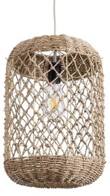 Φωτιστικό Οροφής Κρεμαστό Ecuador 02117 Boho 1xE27 IP20 28x40cm Beige GloboStar