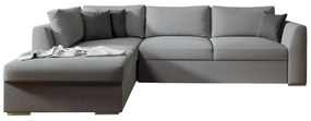 Καναπές Κρεβάτι Γωνιακός TEXAS Γκρι 300x198x86cm - 14190008
