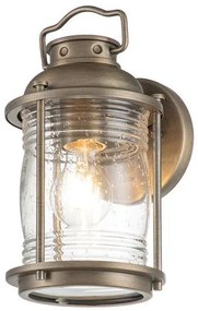 Φανάρι Απλίκα Φωτιστικό Τοίχου 1xE27 IP44 28cm Ashland Bay Elstead Lighting KL-ASHLANDBAY2-S-BU Μπρονζέ