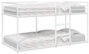 Κουκέτα χωρίς στρώμα Λευκό 107x203 cm Ατσάλι 4019887