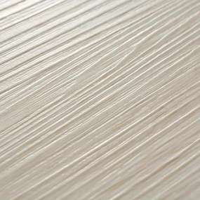 vidaXL Πλάκες Δαπέδου 18 pcs Λευκό Κλασικό Δρυς 2,51 m² PVC