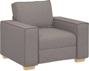 vidaXL Πολυθρόνα-Καναπέ-Μπεζ 100x78x84 εκ. Ύφασμα