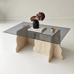 Coffee Table Canyon - Travertine, Fume Travertine
Fume