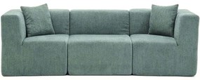 Καναπές Τριθέσιος Raks 825BLC4321 245x85x70cm Green