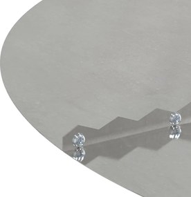 vidaXL κατάλληλο για επίπεδα δαχτυλίδια δέντρου 5 pcs Ασημί