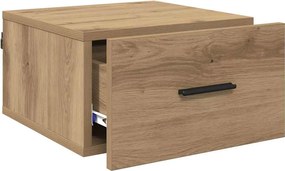 vidaXL Κομοδίνο artisan δρυς 35 x 35 x 20 εκ Επεξεργασμένο ξύλο