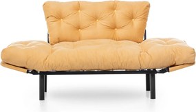 2-Seat Sofa-Bed Nitta - Mustard Mustard