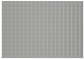 vidaXL Κουβέρτα Βαρύτητας Γκρι 137 x 200 εκ. 6 κ. Υφασμάτινη