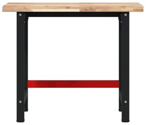 vidaXL Πάγκος Εργασίας Ορθογώνιος 100x60x83 εκ. από Μασίφ Ξύλο Ακακίας