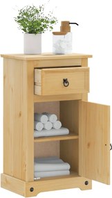 vidaXL Ντουλάπι Μπάνιου Corona 45x33x80 εκ. από Μασίφ Ξύλο Πεύκου