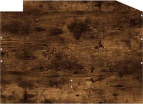 vidaXL Πλαίσιο Κρεβατιού Με Συρτάρια Δρυς 75x190 εκ Small Single