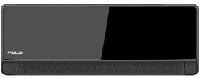 Κλιματιστικό Inverter Finlux 12TENE87BRIS, 12000 BTU, A+++, 30 m2, Wi-Fi, φίλτρο πλάσματος, 4D φυσήματα, εναλλάκτης θερμότητας με χρυσή επίστρωση, Μαύρο