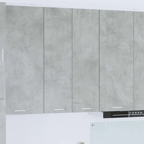 Κρεμαστό ντουλάπι με πόρτα Σκυρόδεμα Γκρι 60 x 31 x 100 εκ.