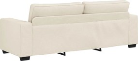 vidaXL Καναπές 2 pcs Μπεζ 221 x 80 x 82 εκ Ύφασμα μείγματος λινών