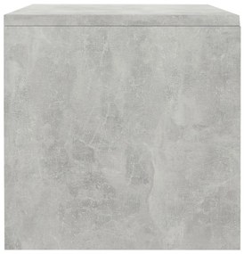 vidaXL Κομοδίνο Γκρι του Σκυροδέματος 40 x 30 x 30 εκ. από Επεξ. Ξύλο