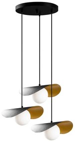 Φωτιστικό Οροφής Vatoz 584TTM1352 60x60x105cm 3xE27 40W Black Opviq
