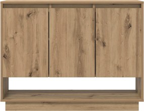 vidaXL Πλαϊνό γραφείο Artisan Oak 97 x 29 x 75 εκ. Επεξεργασμένο ξύλο