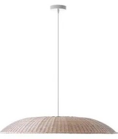 Κρεμαστό Φωτιστικό Οροφής Ε27 Rattan Φυσικό 124-01113-04 Luma Lighting-124-01113-04-Μπεζ 124-01113-04