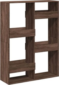 vidaXL Βιβλιοθήκη Καφέ Δρυς 100x33x135 εκ. από Επεξεργασμένο Ξύλο