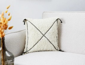 Διακοσμητικό Μαξιλάρι Home Deco Factory με διαστάσεις 40x40cm - White