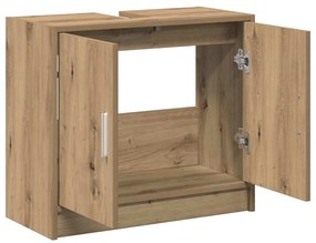 vidaXL Ντουλάπα Νιπτήρα Artisan Oak 63 x 29 x 55 cm Επεξεργασμένο ξύλο