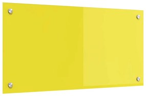 vidaXL Κουζίνα  Πλακάκι Κίτρινο 80x40x0,6 εκ. Θερμαινόμενο Γυαλί