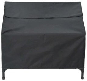 vidaXL Σπίτι Σκύλου Μαύρο 90 x 65 x 85 εκ Ύφασμα Οξφόρδης και Χάλυβας